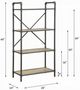 ACME Furniture Itzel Antique Oak/Sandy Gray Bookcase with Four Shelves-3