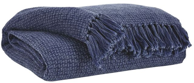 Signature Design by Ashley® Yasmin Navy Throw-0