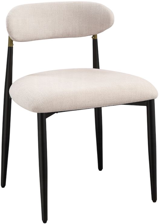 ACME Furniture Jaramillo 2-Piece Beige/Black Upholstered Side Chair Set-0