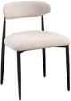 ACME Furniture Jaramillo 2-Piece Beige/Black Upholstered Side Chair Set-0
