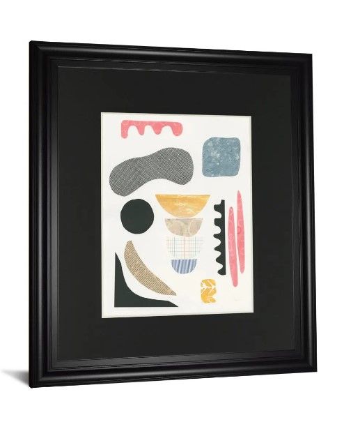 Classy Art Mixed Shapes I by Courtney Prahl Wall Art-1