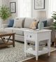 Jofran Inc. Westport White Leg Chair Side Table-1
