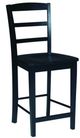 John Thomas Furniture® Dining Essentials Black Madrid Counter Stool-0