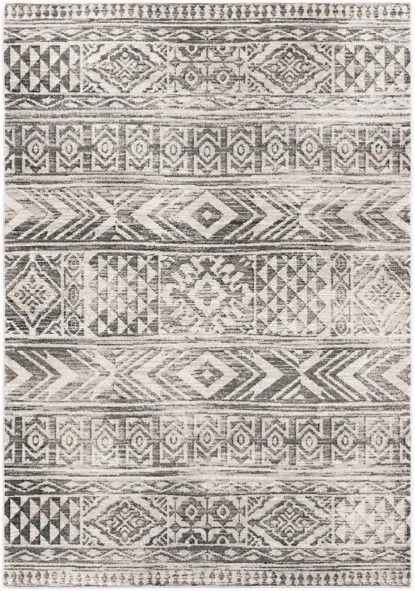 Orian Riverstone Kuba Delight Cloud Gray 5'x8' Area Rug-0