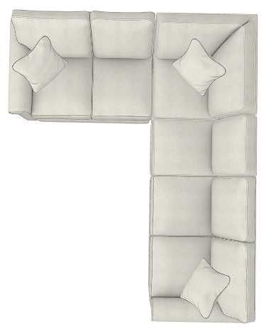 La-Z-Boy® Collins Oyster Sectional with Custom Layout Options-3