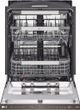 LG 24" PrintProof™ Black Stainless Steel Top Control Built In Wi-Fi Enabled Dishwasher with QuadWash™ Pro-3