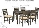 Signature Design by Ashley® Rokane 7-Piece Brown Dining Table Set-3