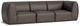 Bassett® Furniture Customizable Clyde 3-Piece Leather Modular Sofa-0