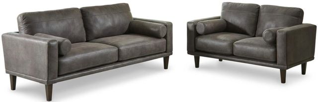 Signature Design by Ashley® Arroyo 2-Piece Smoke Living Room Seating Set-0