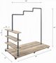 ACME Furniture Brantley Oak/Sandy Gray Hanger Rack-2