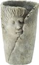 A & B Home Stone 11" Tall Dreaming Profile Planter-0