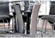 Furniture of America® Glenview I Glass Top Dining Table with Gray Base -4