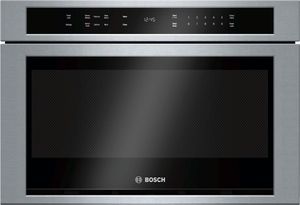front view of the Bosch® 800 Series 1.2 Cu. Ft. Stainless Steel Drawer Microwave