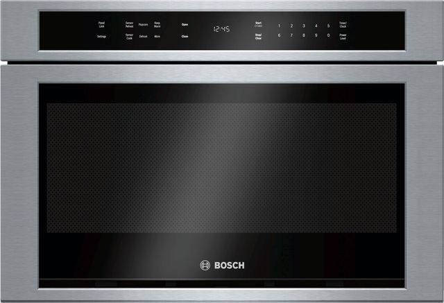 Bosch® 800 Series 1.2 Cu. Ft. Stainless Steel Drawer Microwave