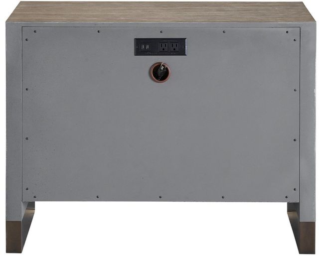 Universal Explore Home™ Vista Taupe/Weathered Oak Nightstand-3
