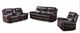 Mazin Furniture Emerson Brown Power Reclining Loveseat with Center Console-3