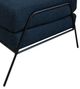 International Furniture Direct Tyne Navy Blue Footstool Ottoman-1