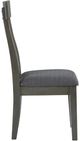 Signature Design by Ashley® Hallanden Antiqued Gray Dining Side Chair-3