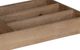 A & B Home Sheridan Brown Decorative Wooden Organizer Tray-1
