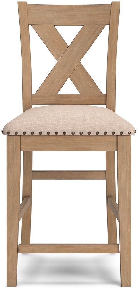 Signature Design by Ashley® Sanbriar Light Brown 40" Counter Stool-2