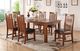 Winners Only® Colorado Medium Oak 84" Leg Table with Butterfly Leaf-0