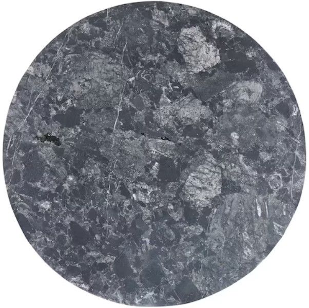 Bassett® Furniture Halifax Black/Dark Pewter Round End Table-3