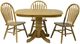 TEI Harvest Brown 36" Laminated Pedestal Dining Table-1