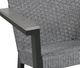 CabanaCoast® Customizable Stellan Aluminum/Natural Fiber Outdoor Adirondack Chair-2