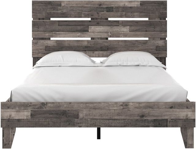 Signature Design by Ashley® Neilsville Multi-Gray Queen Panel Headboard-3