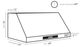 Kucht Professional Gemstone™ 48" Titanium Stainless Steel Under Cabinet Range Hood-3