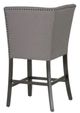 Powell® Seneca Gray Upholstered Corner Counter Height Stool-5