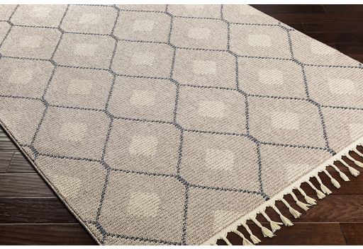 Surya Restoration Taupe 2'x3' Throw Rug-1