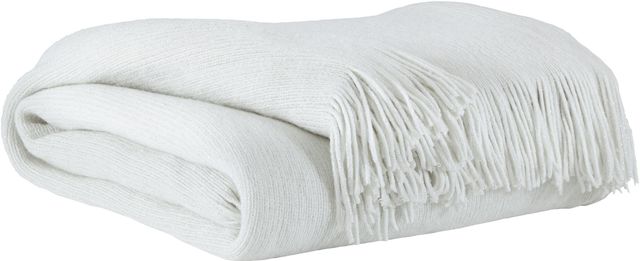 Signature Design by Ashley® Rozelle 3-Piece White Throws-0