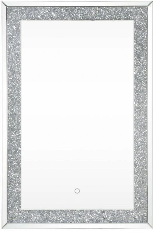 ACME Furniture Noralie Blue/Mirrored Accent Mirror with LED-1