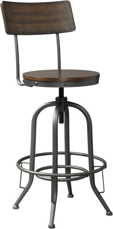 Signature Design by Ashley® Odium Brown Pub Height Bar Stool-0