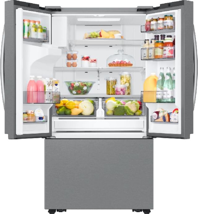 Samsung Bespoke AI 36" 25.5 Cu. Ft. Fingerprint Resistant Stainless Steel Counter Depth Freestanding French Door Refrigerator-4