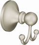 Moen® Wembley® Brushed Nickel Double Robe Hook-0