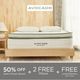 Avocado Green 15.5" Wrapped Coil Plush Box Top Queen Mattress-0
