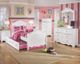 Signature Design by Ashley® Exquisite 4-Piece White Twin Sleigh Bed Set-5