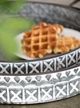 A & B Home Grey Round Trays -3