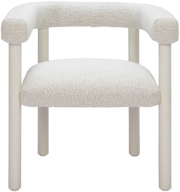 Zuo® Modern Sunbath 2-Piece Gray/White Aluminum Outdoor Dining Arm Chair Set-1