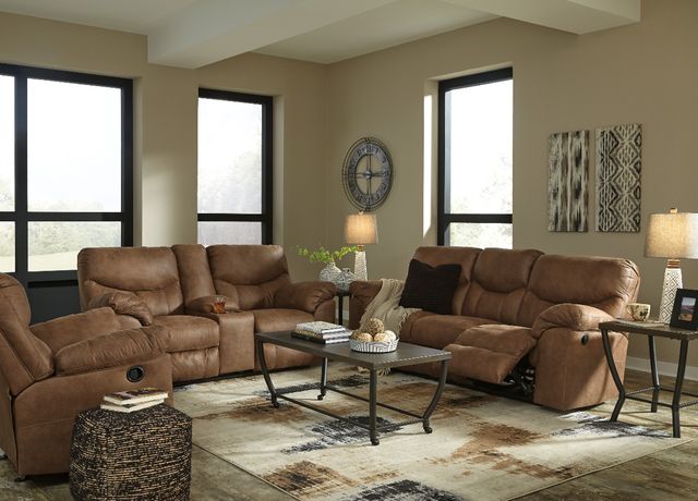 Signature Design by Ashley® Boxberg Bark Reclining Sofa-3