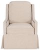 Fairfield® Customizable Kelly Skirted Swivel Glider with Maple Frame-1
