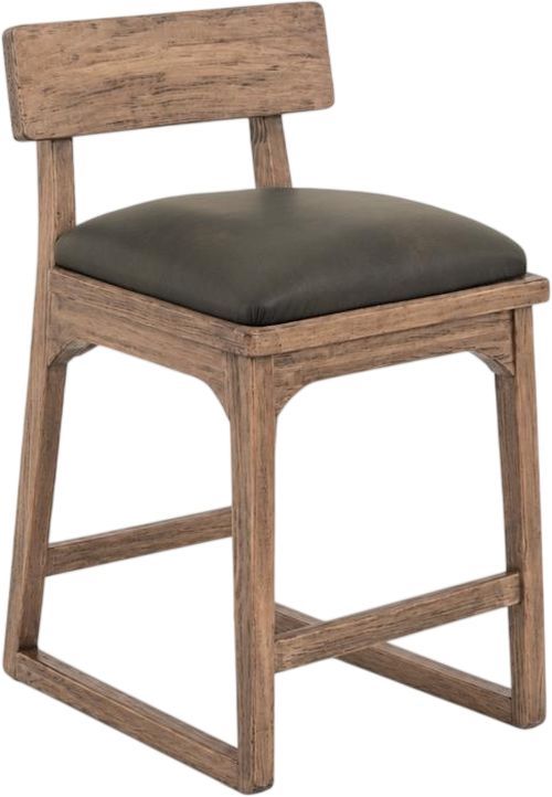 International Furniture Direct Balam Brown/Black Bar Stool-0