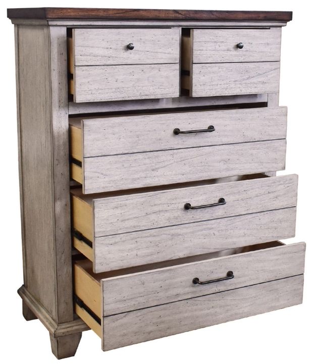 Steve Silver Co. Bear Creek Honey Smoke/White Smoke Chest-2