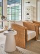 Universal Explore Home™ Weekender Coastal Living Home Key Largo Fishbone Weave Rattan Lounge Chair-1