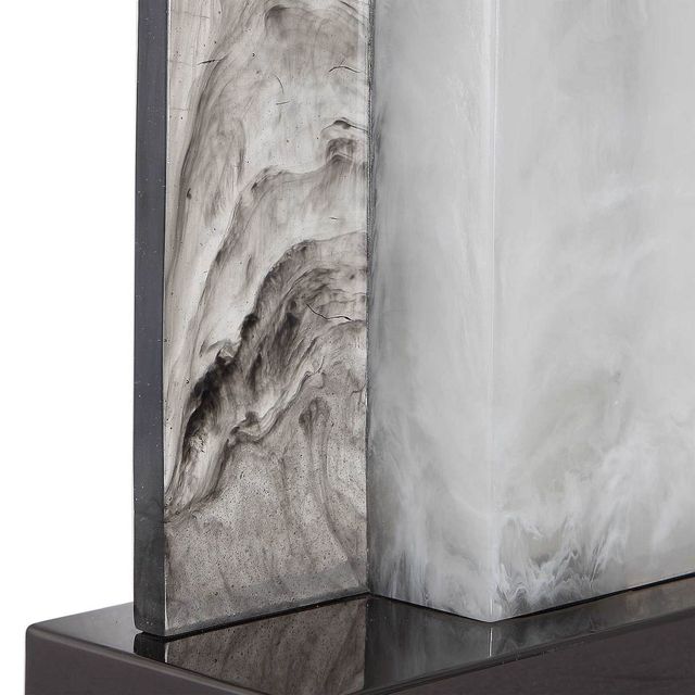 Uttermost® Vanda Polished Black Nickel Table Lamp-3
