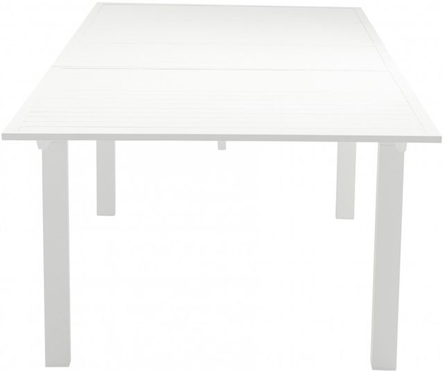 Meridian Furniture Maldives White Aluminum Outdoor Dining Table-3