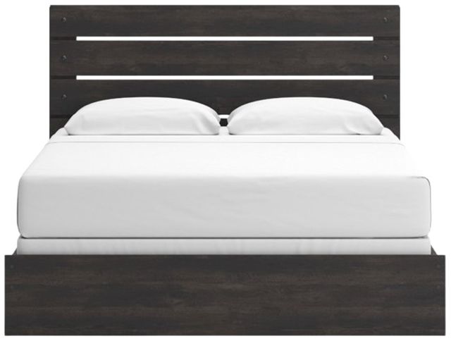 Signature Design by Ashley® Hollivern 4-Piece Dark Gray Queen Bedroom Set-2