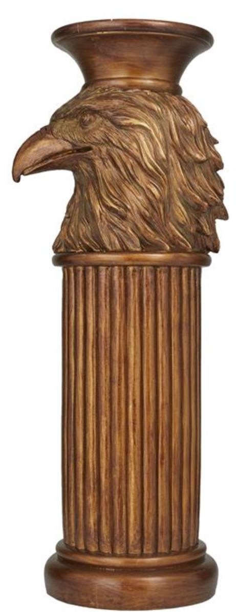 Deco Marche Bronze Eagle Pedestal Table-1